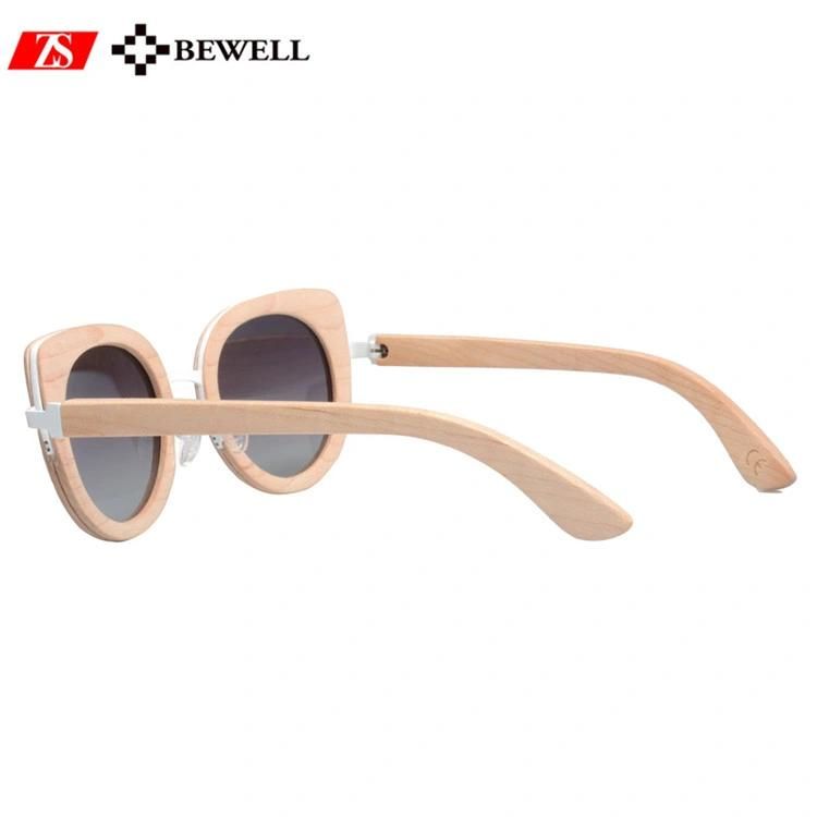 Cat. 3 Polarized Wholesale Wooden Sunglasses with in Stock