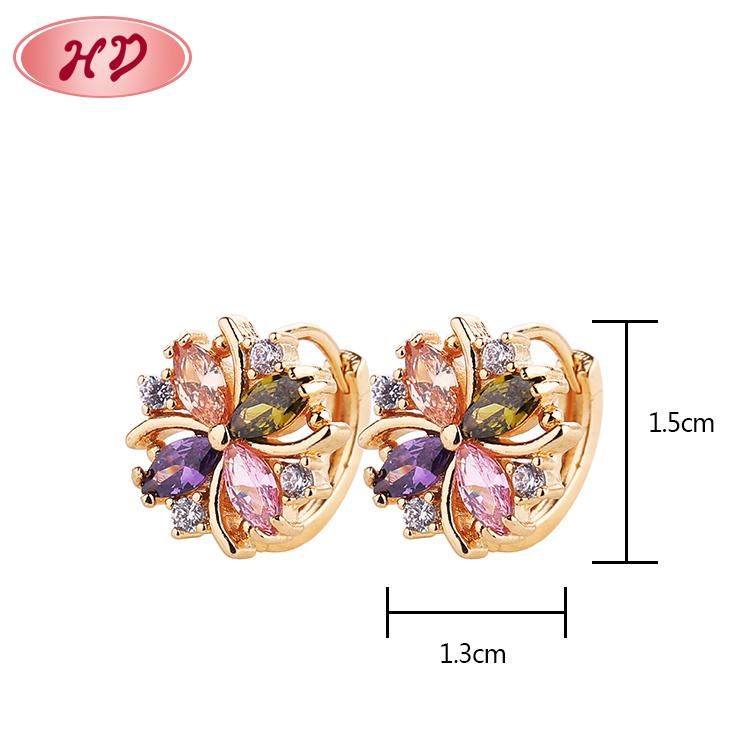 2020 Fashion HD 18K Gold Earrings Samples for Girls
