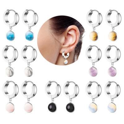 316L Surgical Steel 18g Earrings with Pendant Body Piercing Jewelry