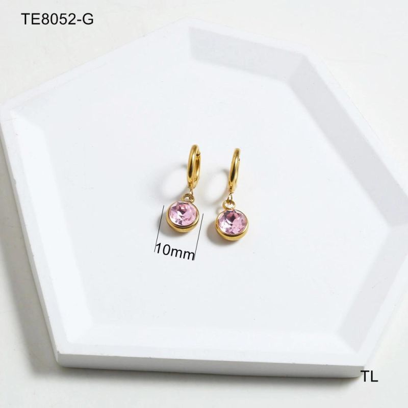 Manufacturer Custom Logo Earring High Quality Waterproof Fashion Jewelry Tarnish Resistant jewellery PVD Gold Plated Earring
