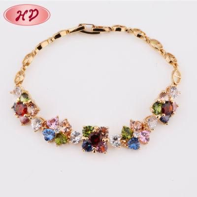 Wholesale Custom Fashion Jewelry 18K Gold Bracelet for Promotional Gift