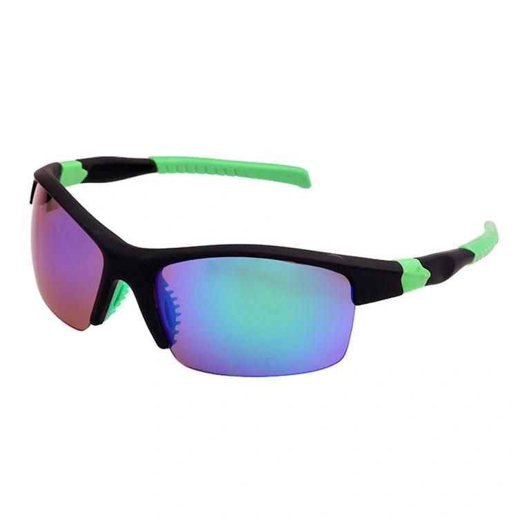 Mirror Coating PC Frame Sports Sunglasses