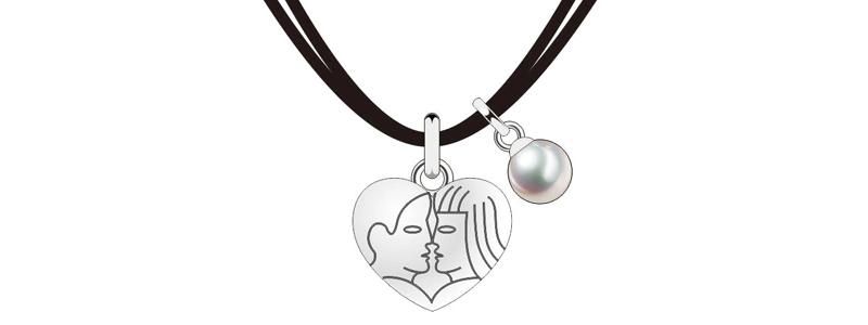 Simple Classic Design Heart-Shaped Loving Couple Commemoration Jewelry Set
