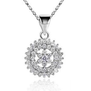 New Type Fashion 925 Sterling Silver Snowflake Pendant Jewelry