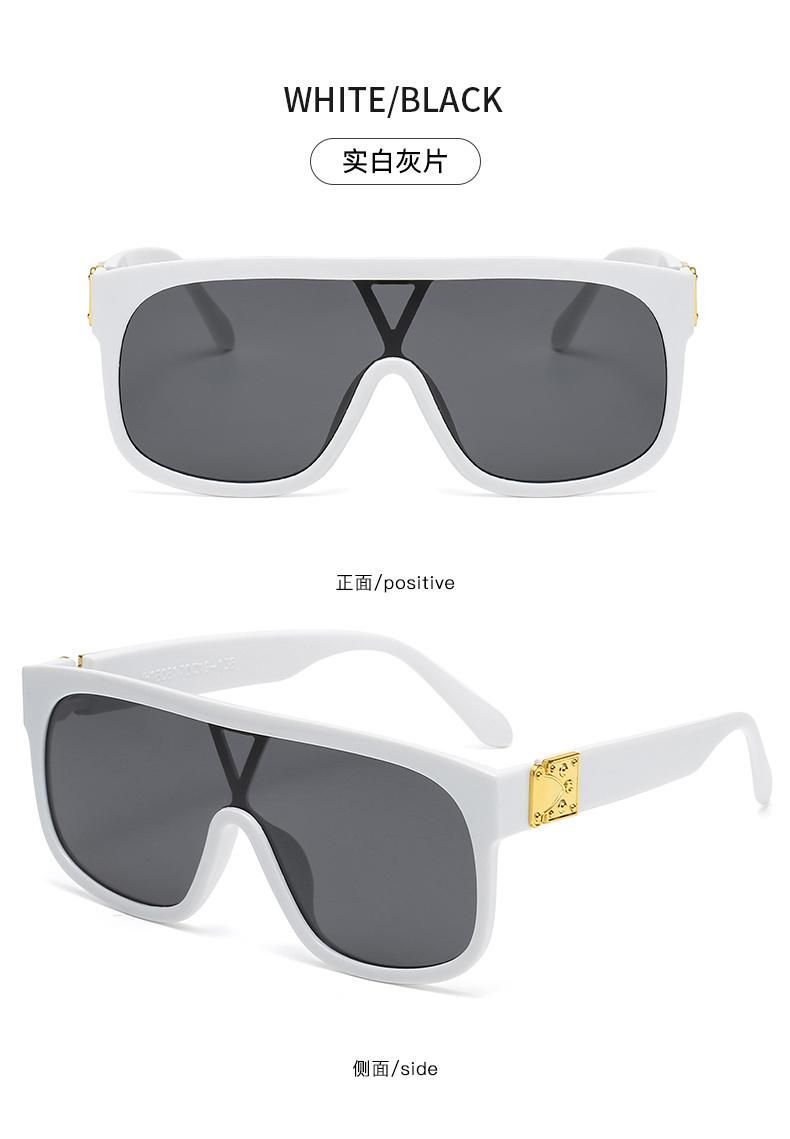 Sunglasses One Piece Fashion Sunglasses Big Frame Personalized One-Piece Goggles