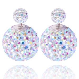 Christmas Gift Stud Double Ball Shambhala Earrings Wholesale