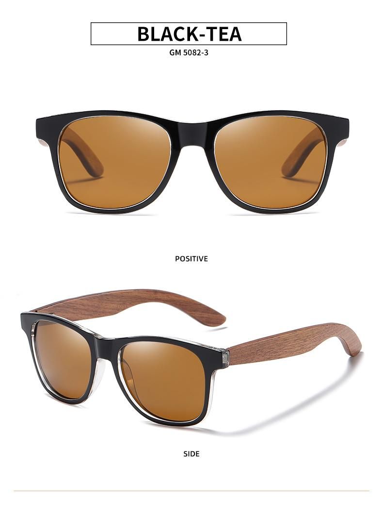 Fashion Glasses Sunglasses Unisex Custom Polarized Wood High Quality Sun Glasses Sunglasses