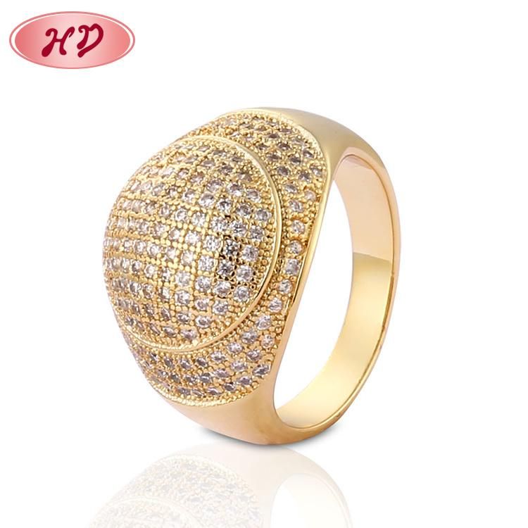 Women Fashion 18K Gold Plated Silver Stainless Steel Wedding Engagement Finger Rings Jewelry Design