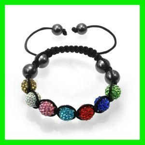 Rainbow Shamballa Bracelet Jewelry
