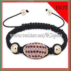 Copper Beads Macrame Bracelet