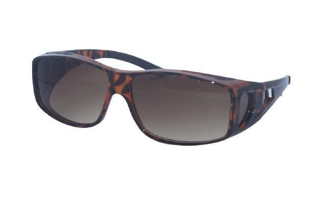 Leopard Print Curved Frame Typical Sunglasses