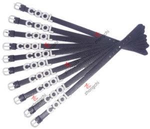 High Quality 8mm PU Leather Bracelet with Slide Charms (PB50806)