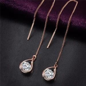 Crystal Water Drop Earrings for Women
