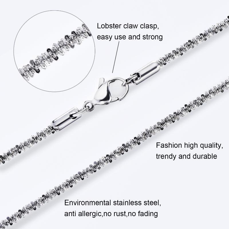 Decoration Stainless Steel Cauliflower Chain Pendant Design Bracelet Anklet Handcraft Fashion Jewelry