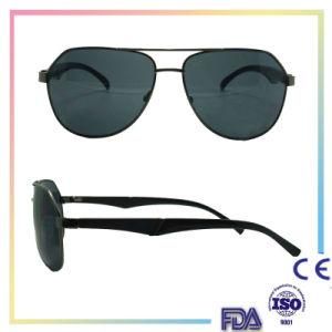 2016 Italian Design Cat Eye Metal Polarized Sunglass for Women