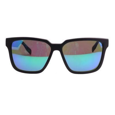 2019 Rectangle Shape Classical Sunglasses with Green Mirror