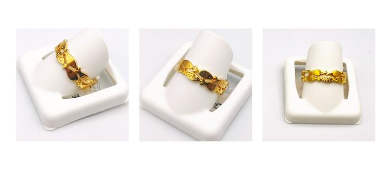Silver Jewelry 18K Gold Plated Classic Sterling Silver Ring