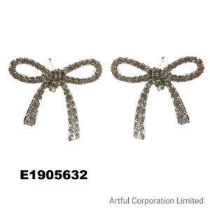 Fashion&#160; Jewelry&#160; Rhodium Plated Earring Sterling Silver Factory Earring Jewelry