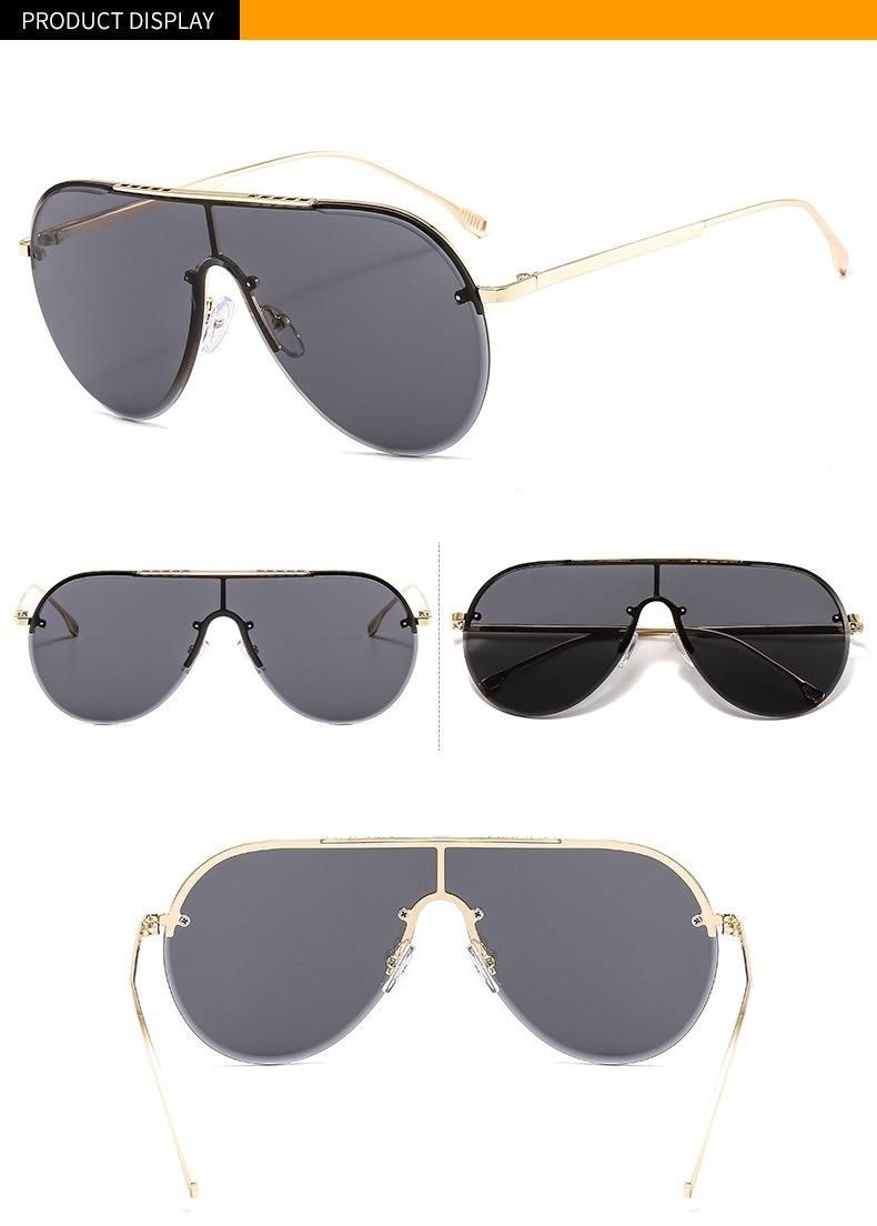 2020 New Metal Fashion Wholesale Brand Designer Sport Metal Sunglasses
