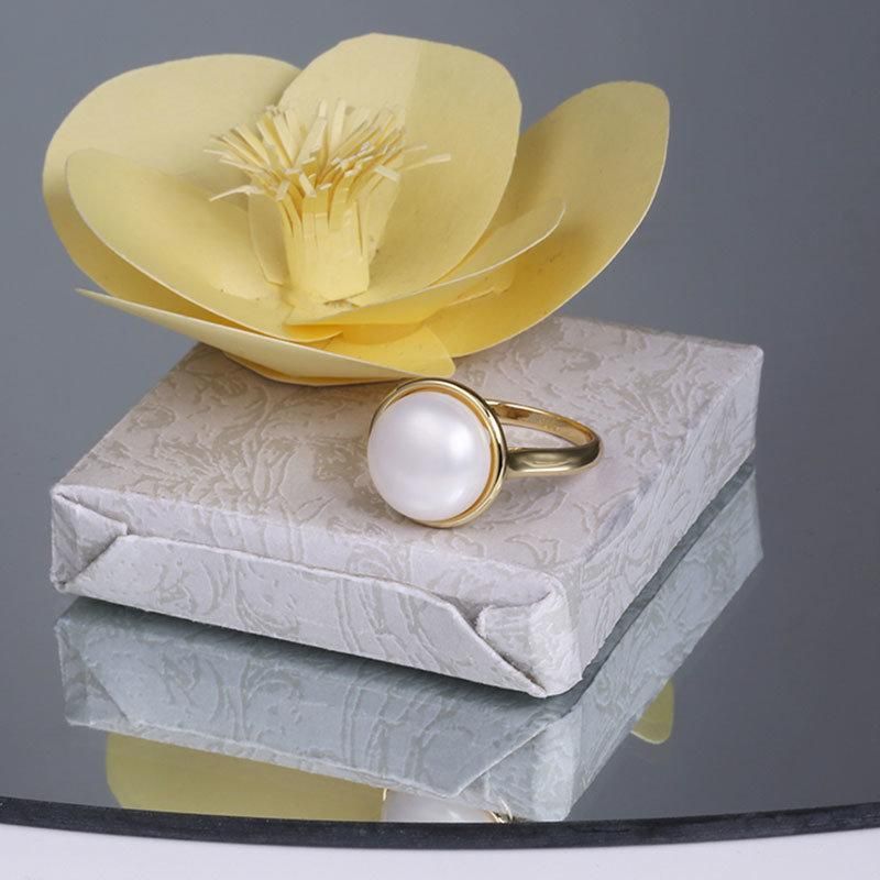 925 Silver Big Pearl Ball Fashion Accessories Fashion Jewelry Beauty Jewellery Hot Sale Ring for Trendy Women