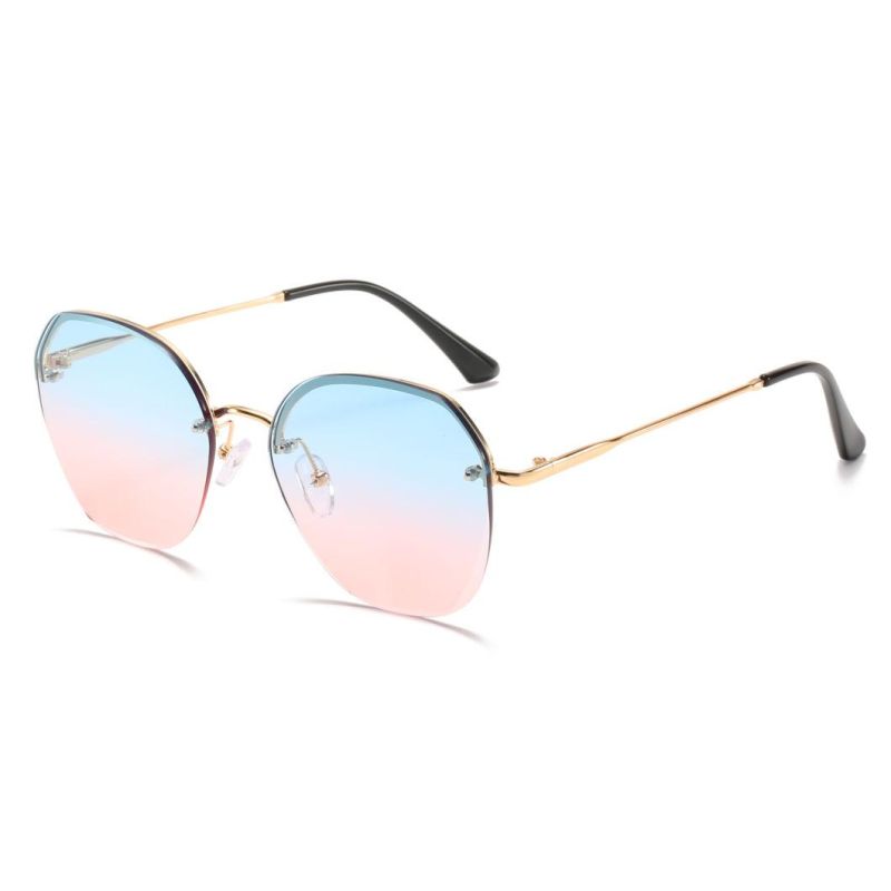 2020 Ready Made Metal Round UV400 Fashion Sunglasses