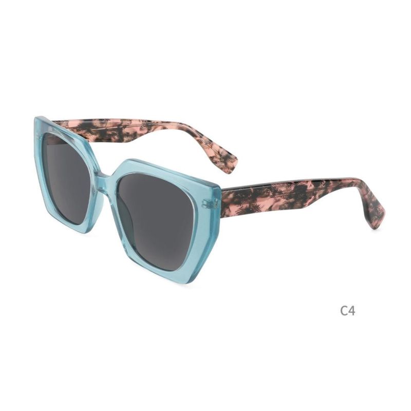 New Arriving Outdoor Square Customized Logo Sun Glasses Injection Acetate Sunglasses for Unisex
