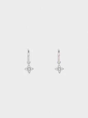 Wohlesale Stainless Steel Silver-Finish Small Earrings for Women