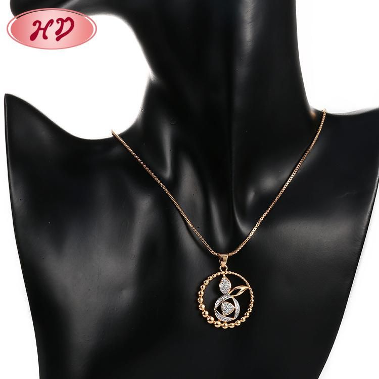 New Design Gold Necklace Women Jewelry Silver Alloy Chain Sets
