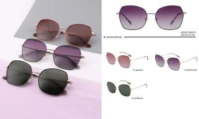 Designer Band Women Metal Pilot Frames 400 UV Polarized Shade Sun Sunglasses