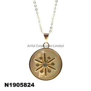 Fashion Jewelry/925 Sterling Silver/Shell Necklace/Pearl Necklace