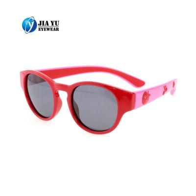 2022 Wholesale Cute Polarized Children Rubber Summer Girls Kids Sunglasses