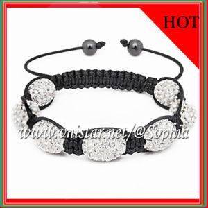 Clear Crystal Stone Beads Bracelet (SBB276-1)