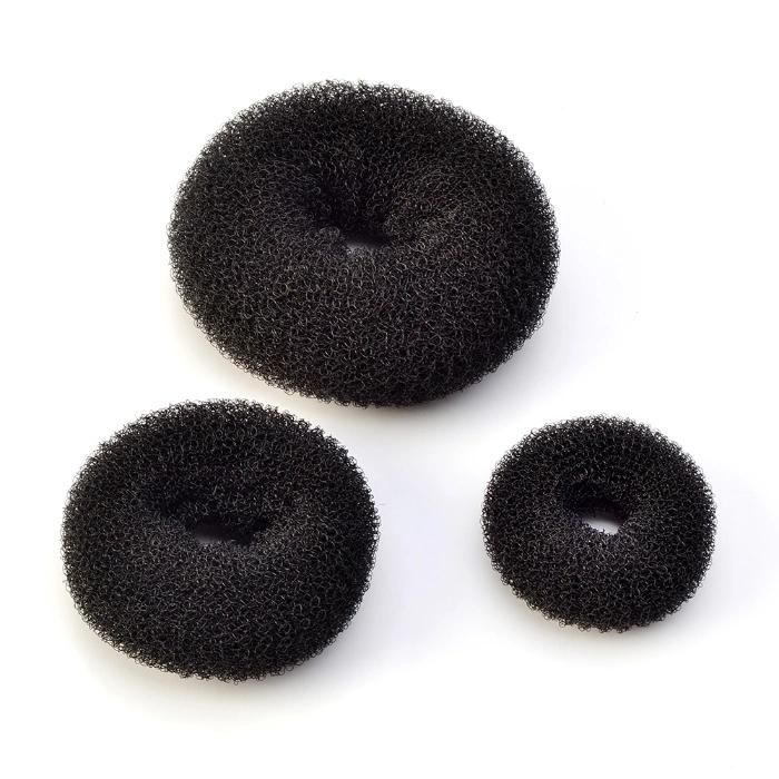 White Donut Hair Bun Ring Maker for Women