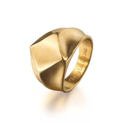 Sc Jewelry Blank Prism Surface Plating Color Custom Blank Ring