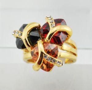 New Sell Finger Ring Decorated with Colorful Stones (FR9531)