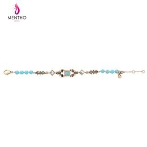 European and American Fashion Retro Personal Inlaid Rhinestone Alloy Bracelet