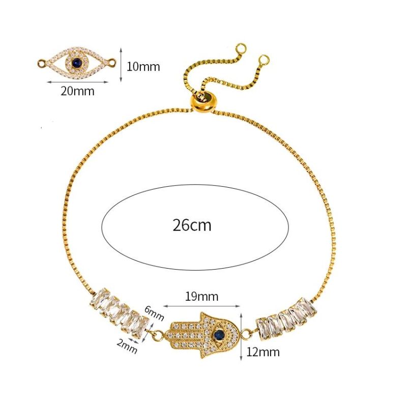 Iced out Baguette Diamonds Fatima Palm Necklace for Women