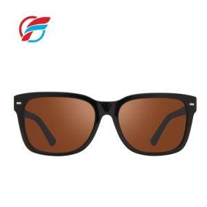 Men Polarized Stock Square Shape Oversized Polarized Tr90 Nylon Sunglasses Shades