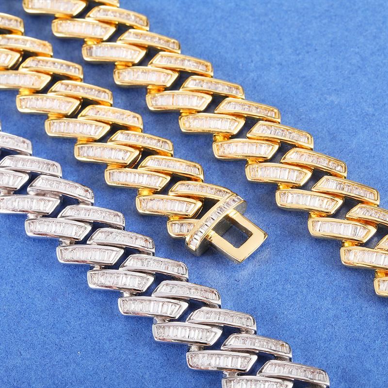 Hip Hop Women Men Twist Rope Cuban Link Chain Necklace