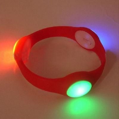 OEM Colourful Silicone LED Flashing Wristbands