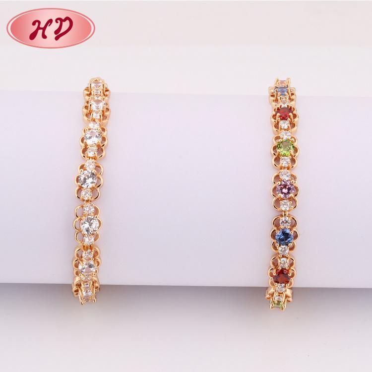 Fashion Style 14K 18K Gold Imitation Jewelry Bracelet for Girls