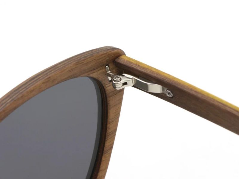 Design Sunglasses Fashion Cat Eye Wooden Sunglasses Ready to Ship