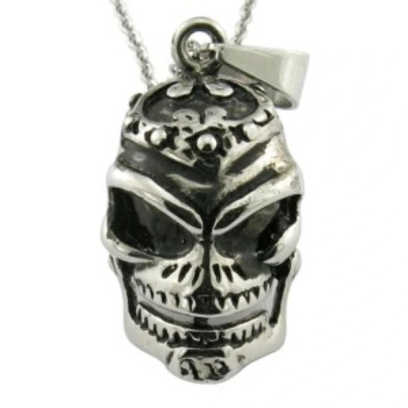 Steel Football Club Skull Pendants