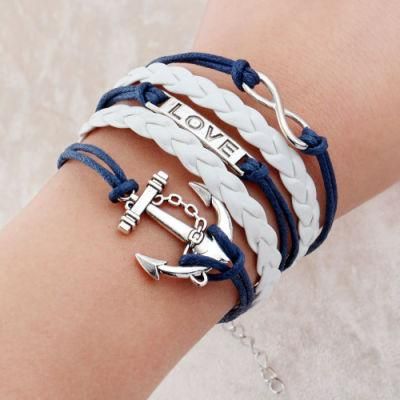 Wholesale Leather Bracelets Leather Wrap Bracelets Jewelry