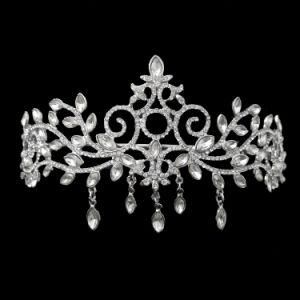 Sparking Bride Full Crystal Alloy Wedding Crown