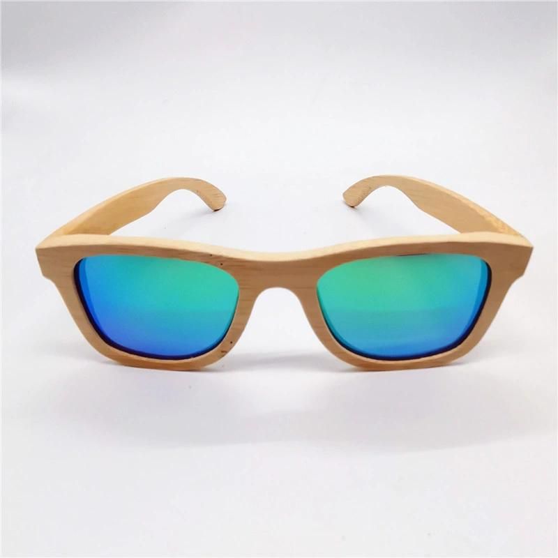 Stylish Bamboo Sun Glass Wooden Bamboo Sunglasses for Women/Man