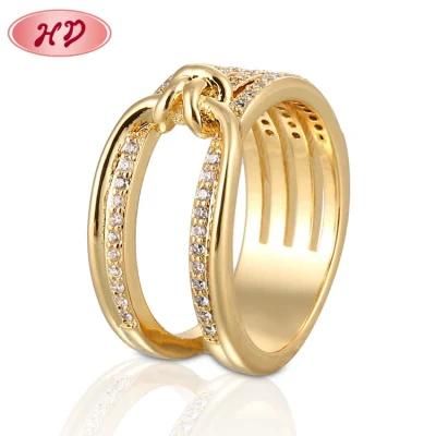 2020 Top Quality Men Rings Gold Plated Cubic Zirconia CZ Ring for Men