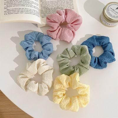 Korean Style Sweet Princess Campus Cream Puffs Scrunchies