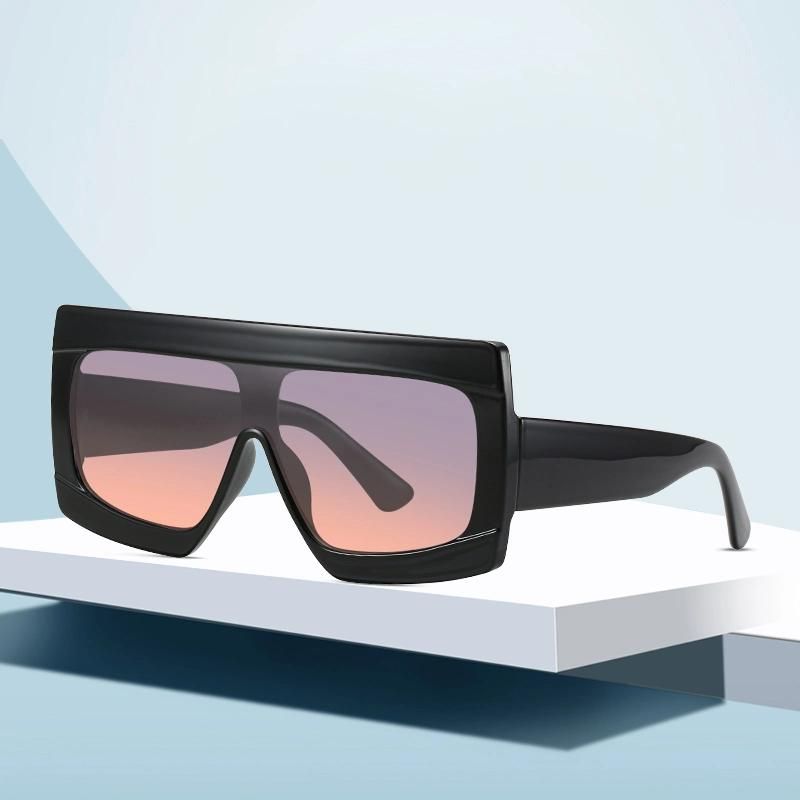 2020 No MOQ Oversized UV400 Fashion Sunglasses