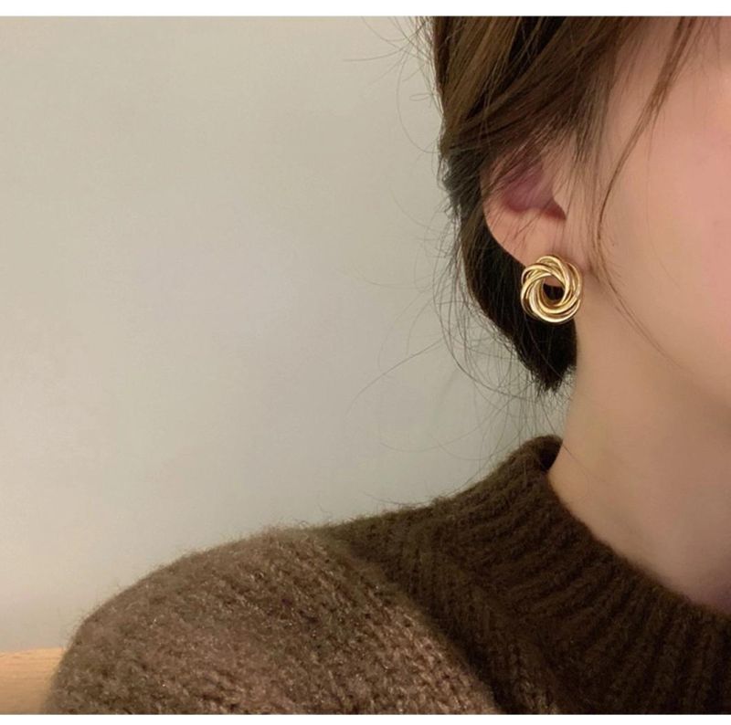 Fashion Jewelry Fashion Accessories Jewellery Personality Simple Ear Studs Earrings Design for Wholesale